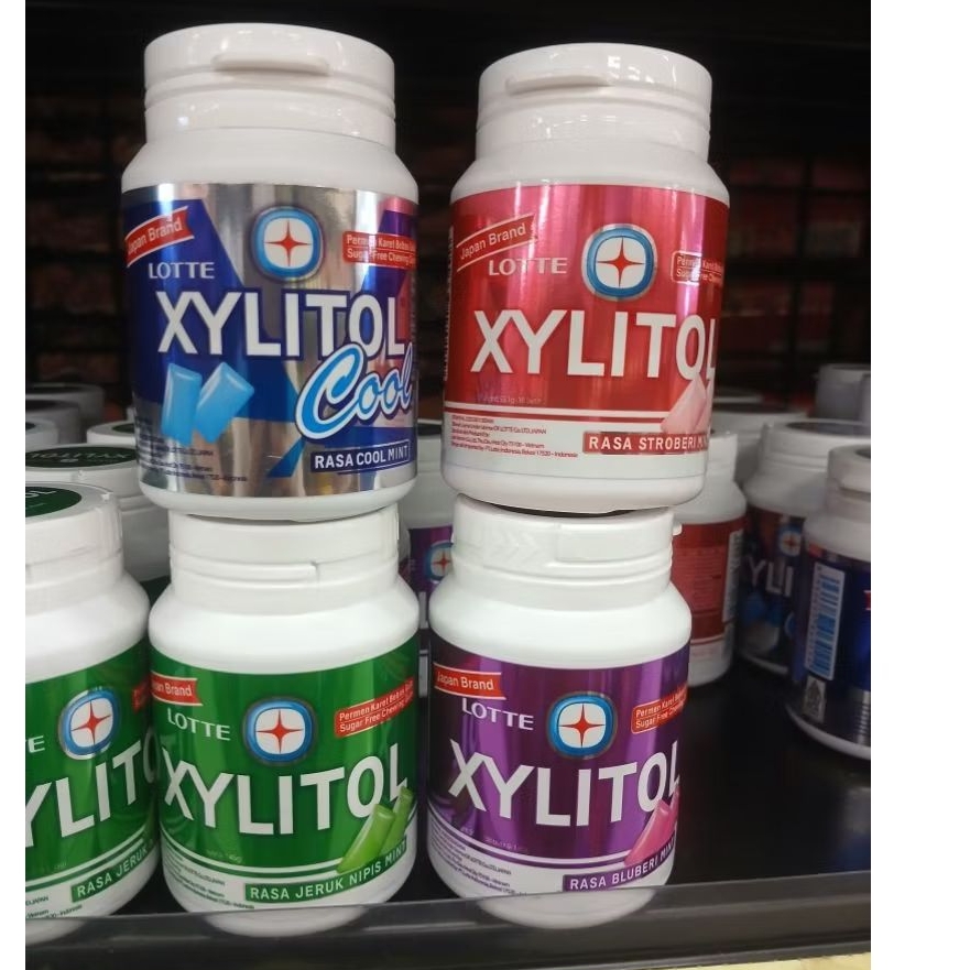 Jual permen karet xylitol bebas gula aneka rasa