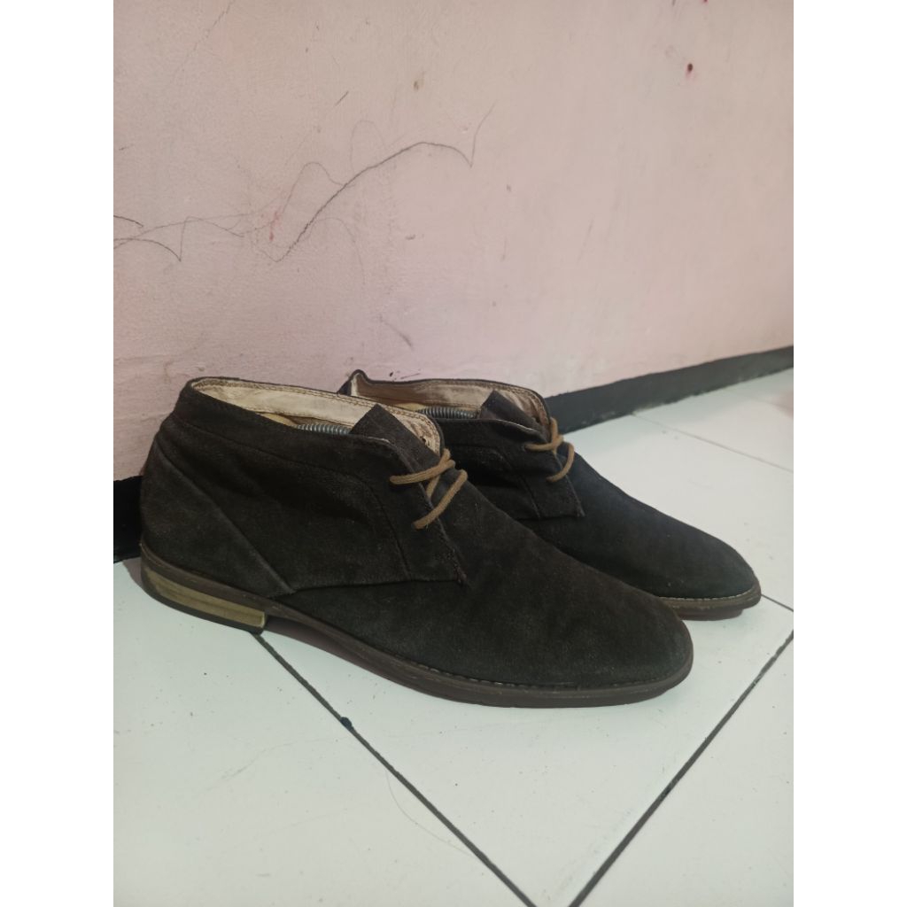 Sepatu Sneakers CK Wilson 2 Chukka Boots brown suede size - 44,5