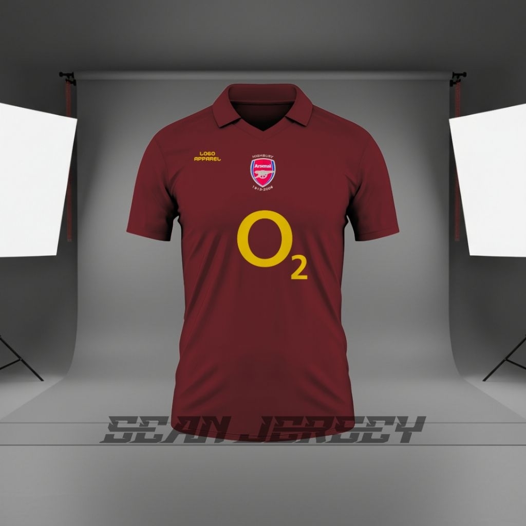 Jersey Full Printing Arsenal 2003 Home