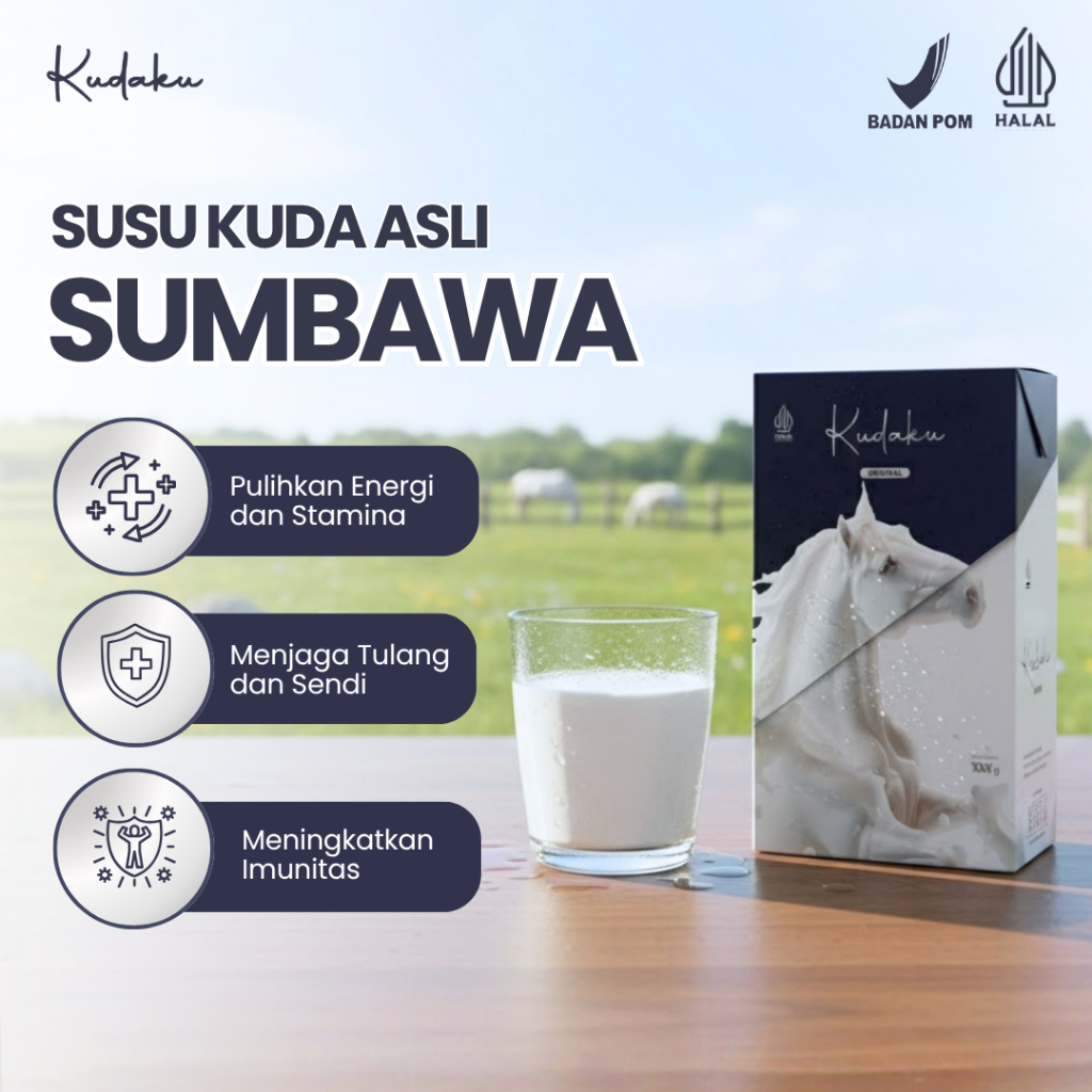 KUDAKU Susu Kuda Peningkat Stamina penambah testosteron tahan lama pria obat kuat herbal