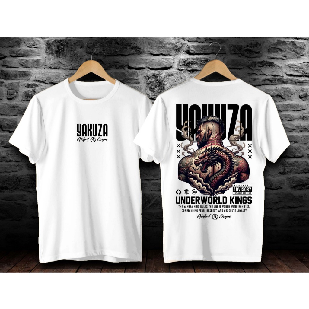 baju kaos distro / baju kaos samurai naga yakuza/ baju kaos pria dan wanita / baju kaos gambar/ baju