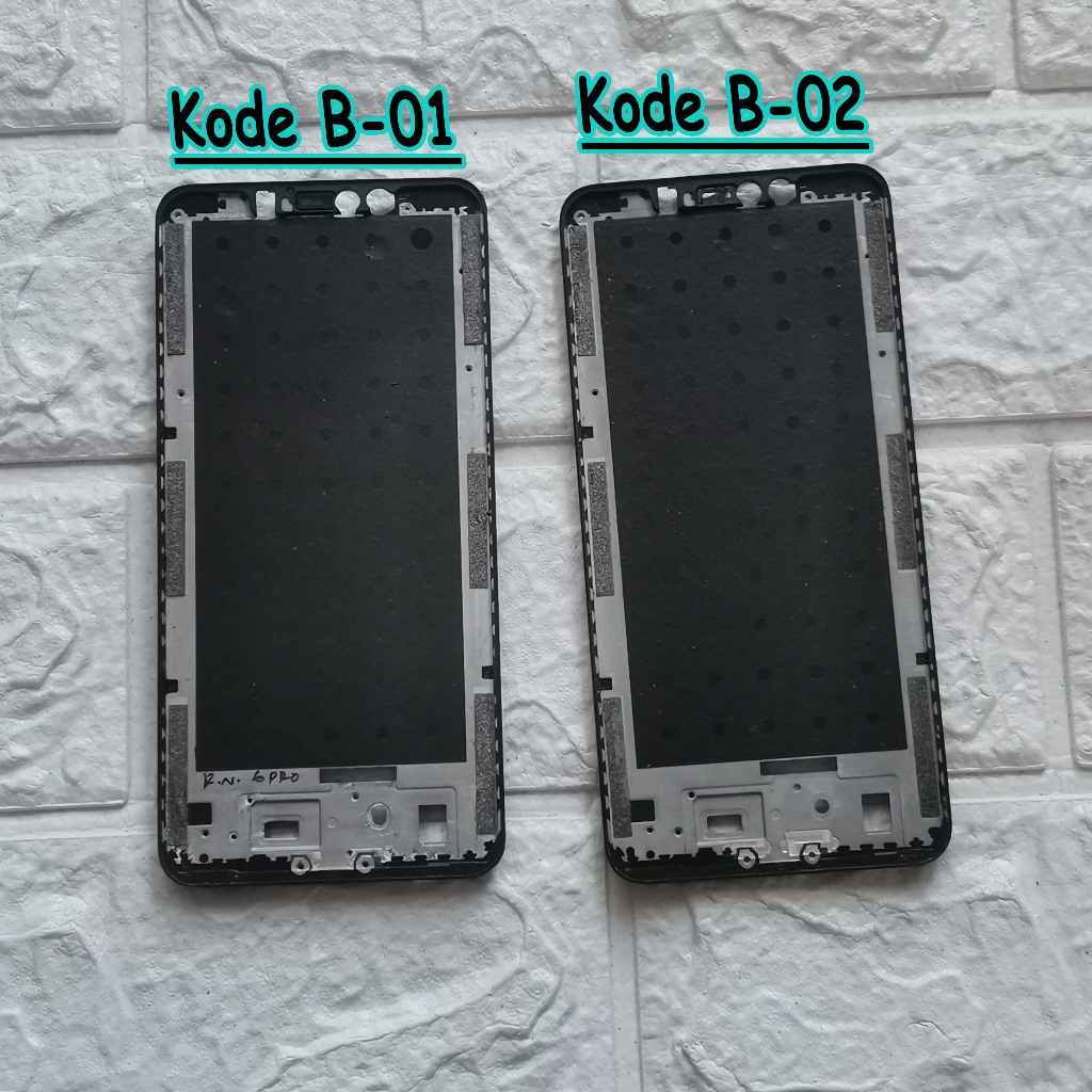 Frame Xiaomi Redmi Note 6 Pro Tatakan LCD Original Copotan - Dudukan Layar HP | Abhira Store