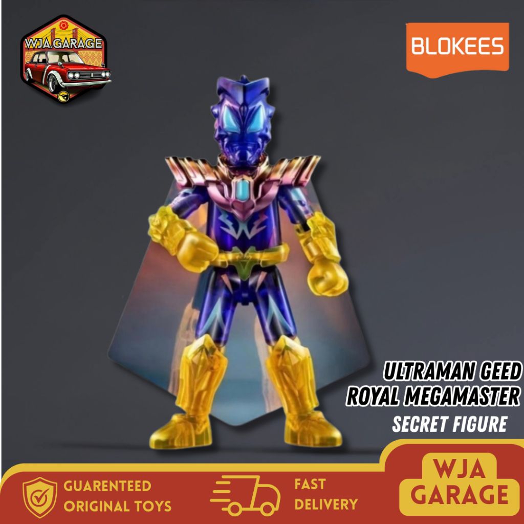 (Fix Character) Blokees Ultraman Galaxy Version 04 - Ultraman Geed Royal Megamaster, Hikari, Acro Sm