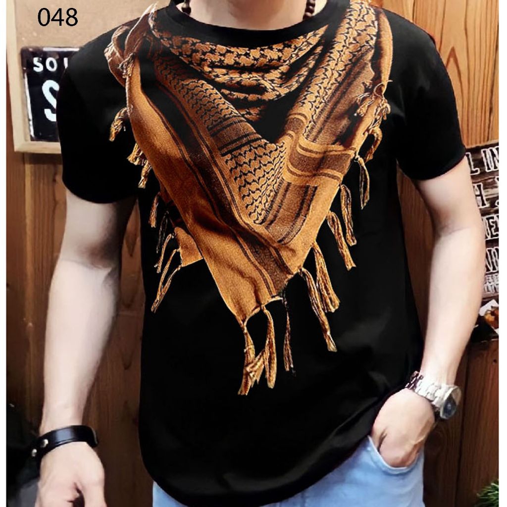 kaos sorban/dakwa kaos pria dewasa/kaos lebaran/kaos ramadhan/bahan adem