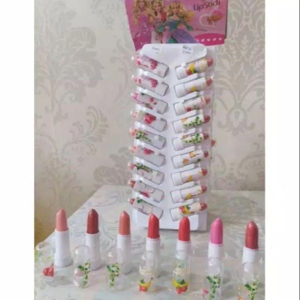 Lipstik Anak Perempuan/ Lipstik Mini Rasa Buah/ Lipbalm Mini Make up for kids