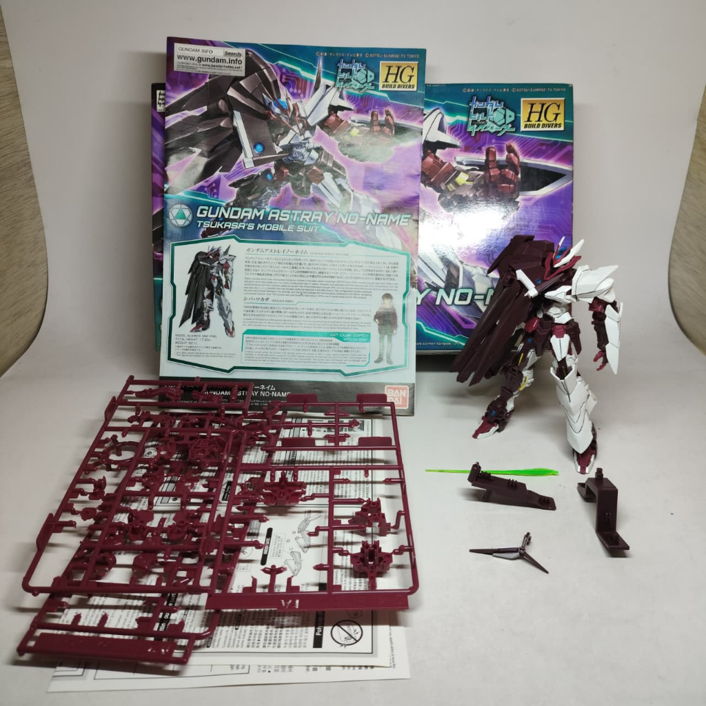 Bandai HGBD Astray No Name / Model Kit Gundam HG 1/144 2nd Sudah Rakit H074