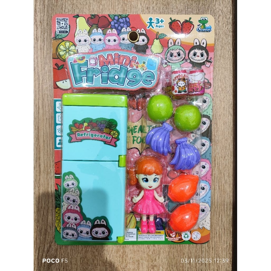 MAINAN ANAK SIMULASI KULKAS MINI...MURAH