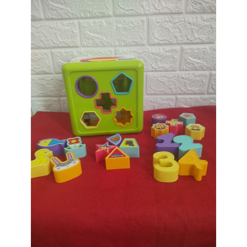 Redbox Activity Cube Sorter Jam Elektrik On Preloved