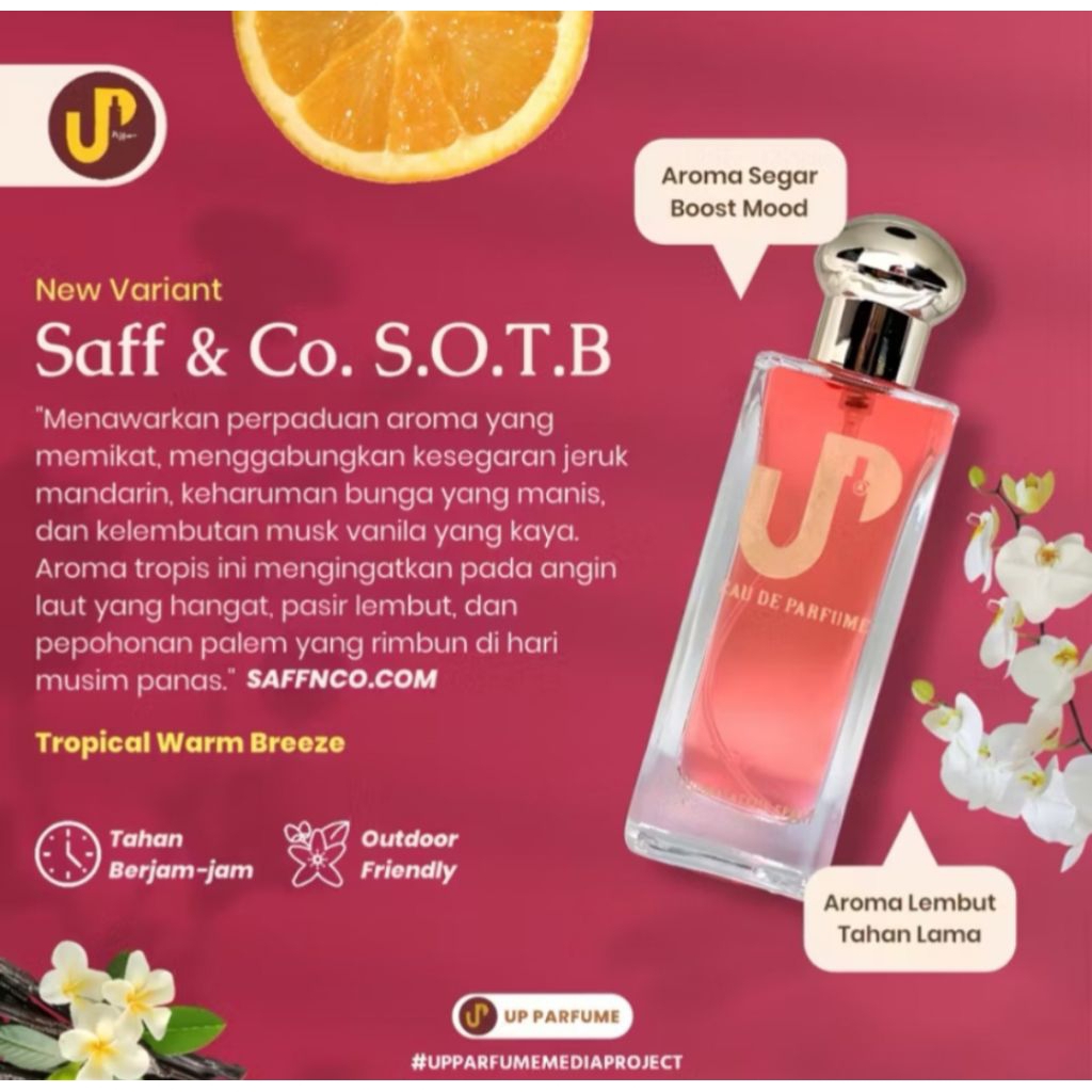 UP PARFUME (aroma mahal tahan 8-12 jam)