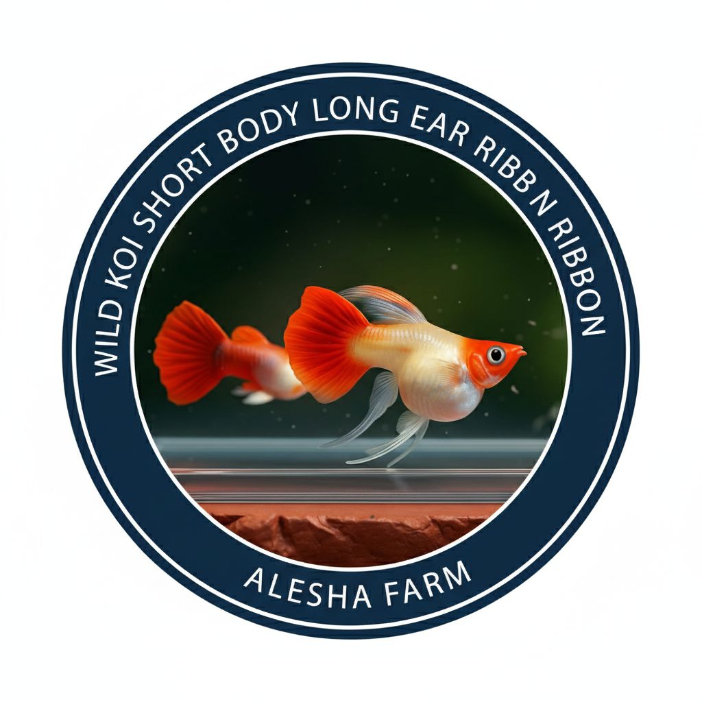 stiker guppy wild koi sb ribbon long ear finc