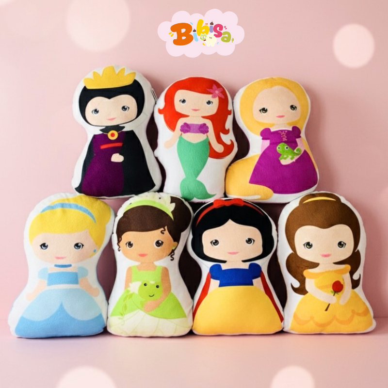 BANTAL KARAKTER PRINCESS | SNOW WHITE | CINDERELA | AURORA | TIANA | ARIEL | JASMINE | BELLE | MALEF