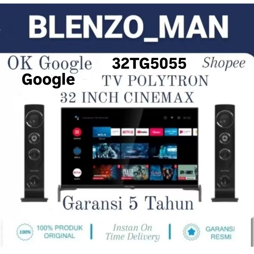 Google tv Android tv POLYTRON 32 INCH Digital Cinemax