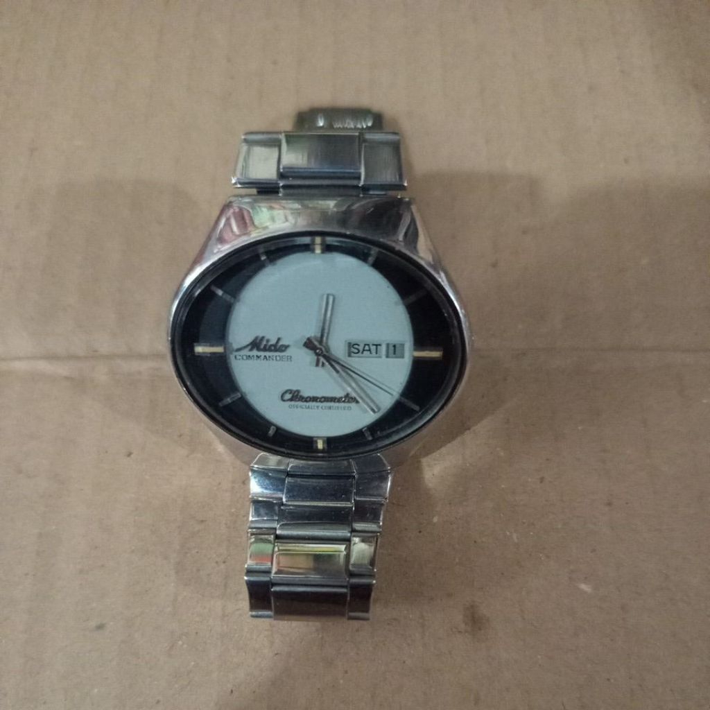 jam tangan Mido otomatis vintage full original bekas