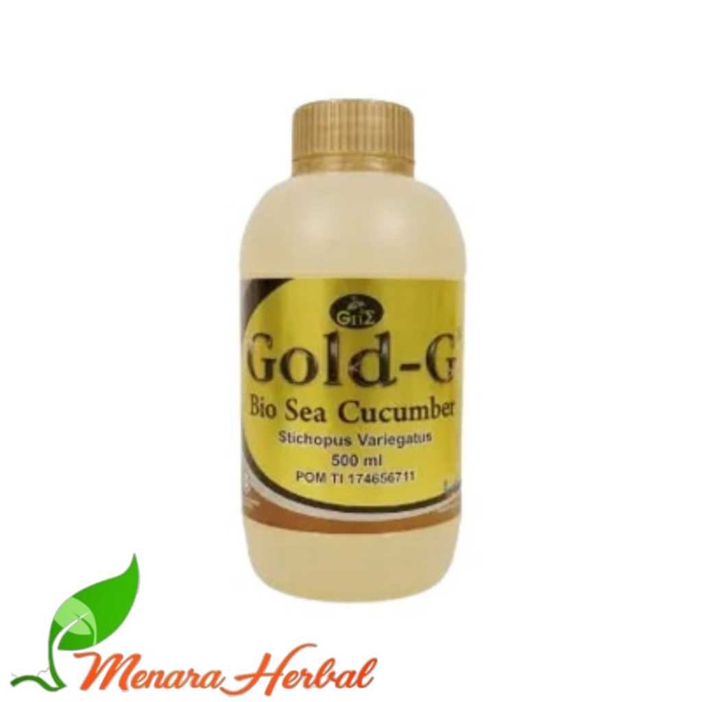Gold G 500 Ml | Jelly Gamat Emas Ekstrak Bio Sea Cucumber | Jeli Gamat Gold G
