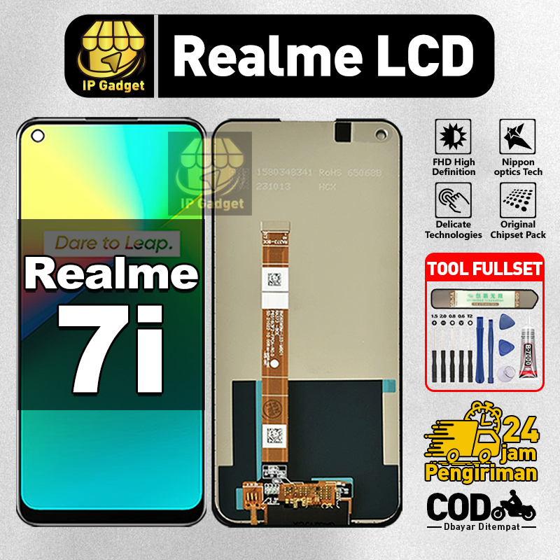 ORI FOR LCD REALME 7I Fullset Original LCD HP REALME 7I Asli Touchscreen Layar Sentuh HP COD