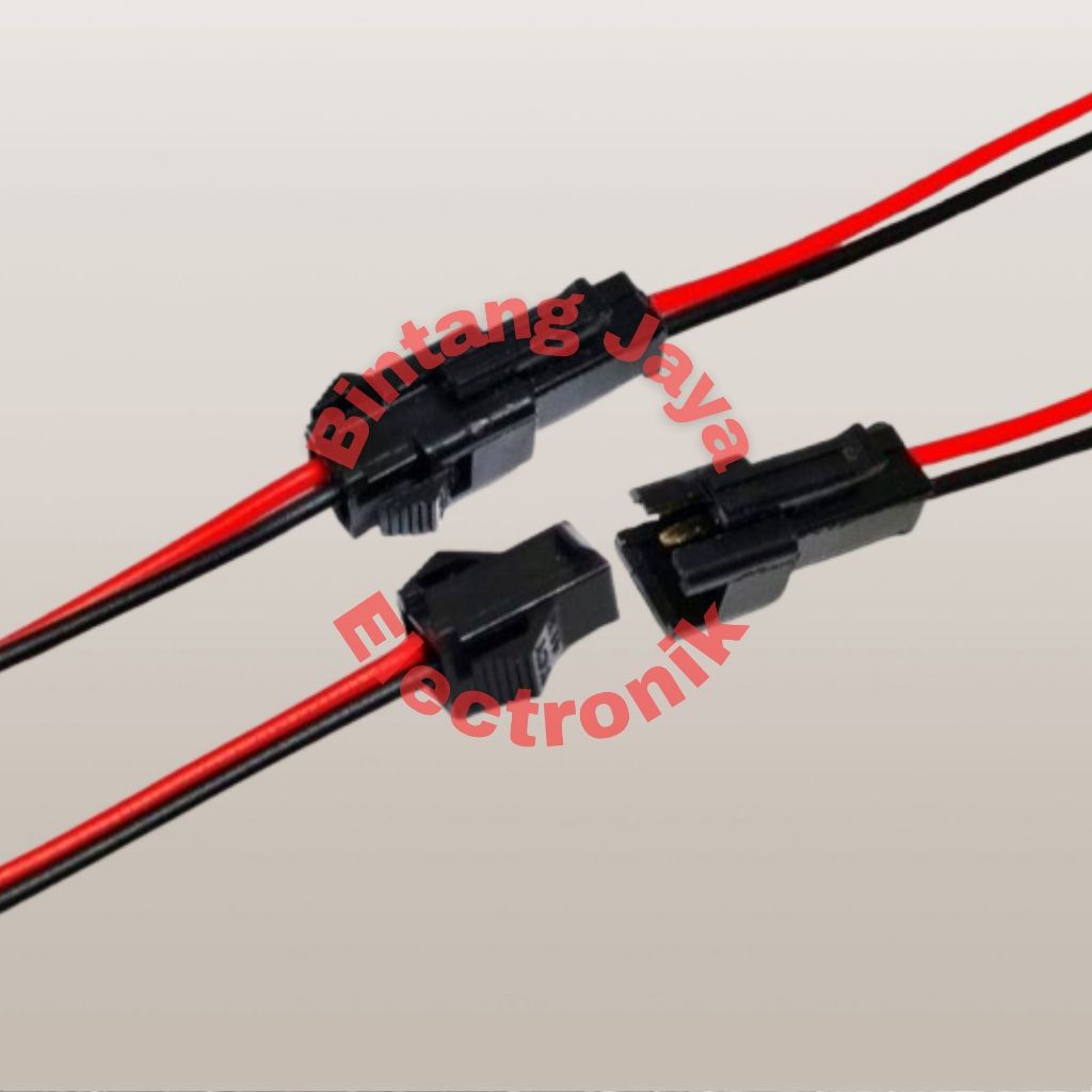 SOK KABEL 2 PIN/ SOKET KABEL KONEKTOR 2 PIN