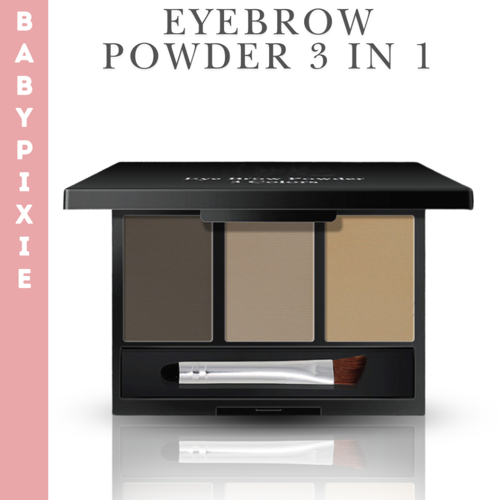 3 in 1 Color Eyebrow Powder Bedak Alis LA146 3605