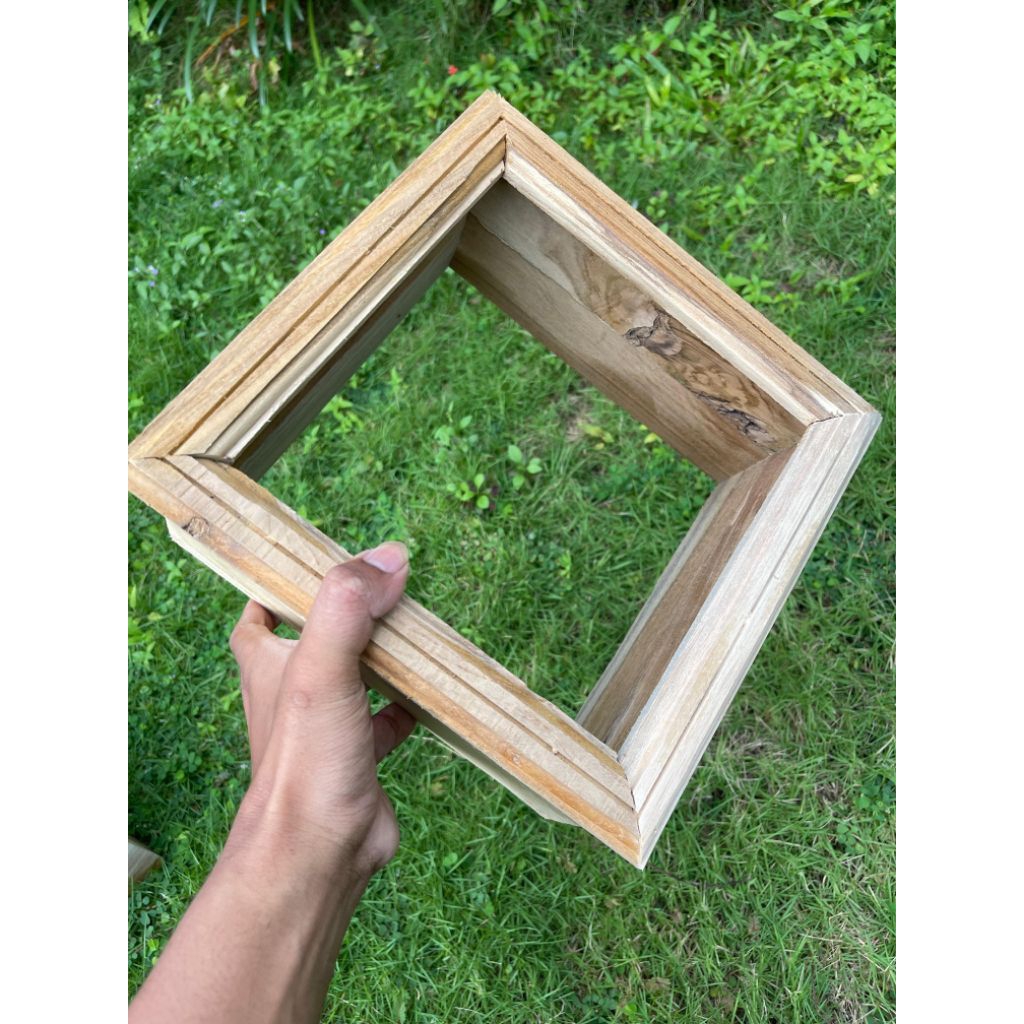 loster kayu jati bentuk kotak