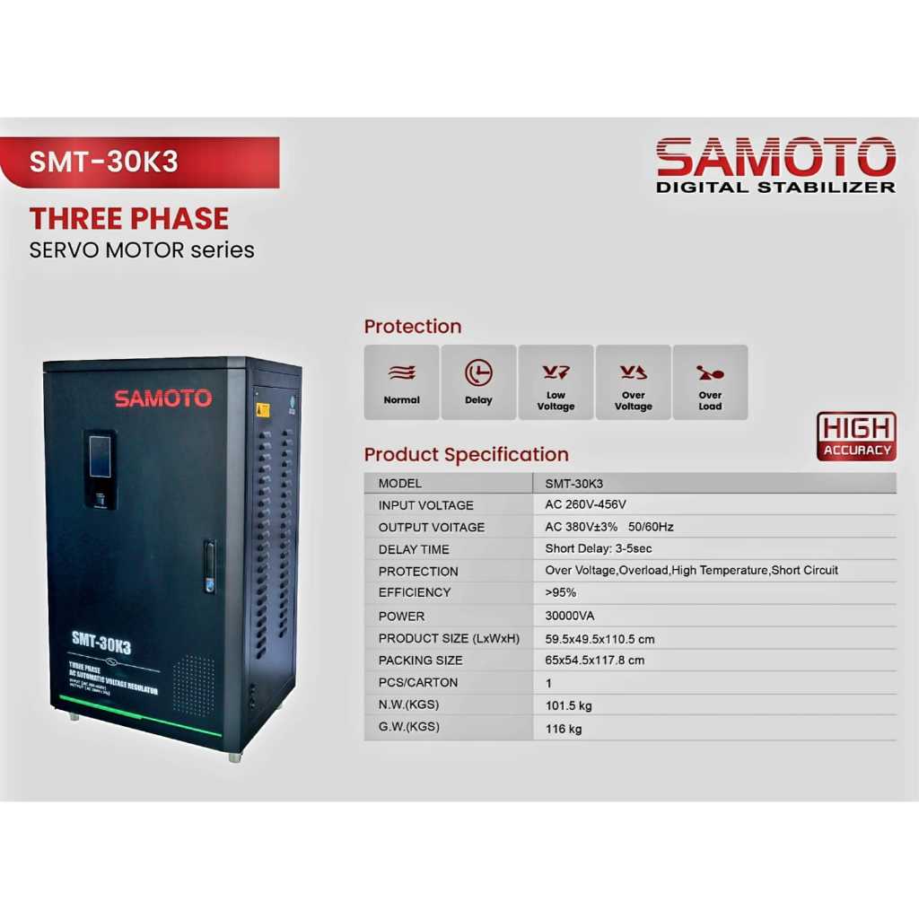 Stabilizer Samoto 30000 VA 3 Phase