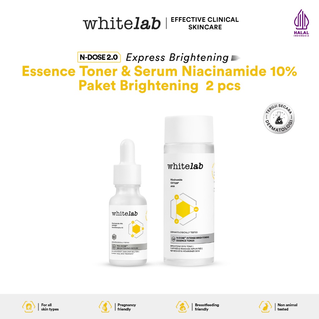 Whitelab 2 pcs Set Toner + Serum