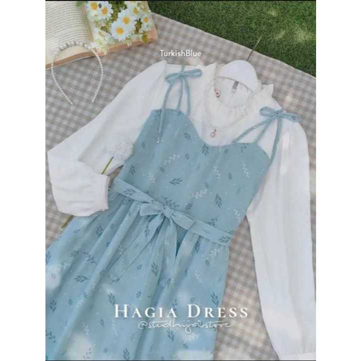 Pakaian Wanita > Dress> Fashion Muslim>Hagia Motif Bunga