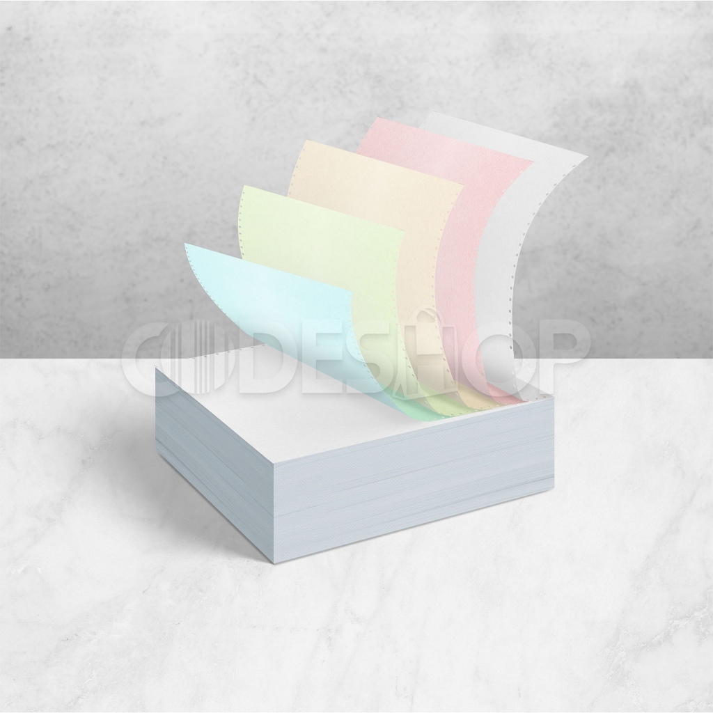 Kertas Continuous Form 14 7/8 x 11 inch NCR 5 Rangkap Faktur Penjualan Slip Gaji Surat Jalan Laporan