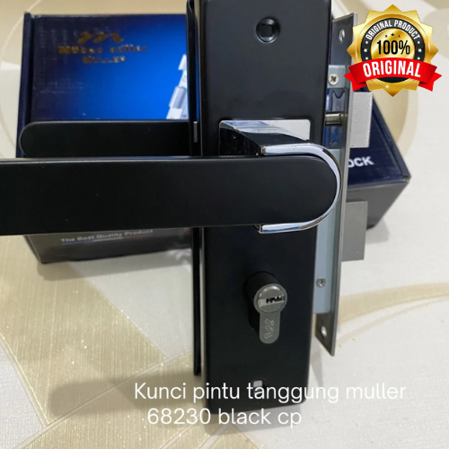 MULLER - Kunci Pintu Tanggung 68230 | Kunci Pintu Tanggung Kamar 1 Set Top Kunci