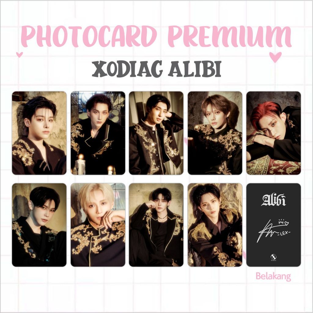 PC Photocard Premium XODIAC Only FUN Zayyan Member set