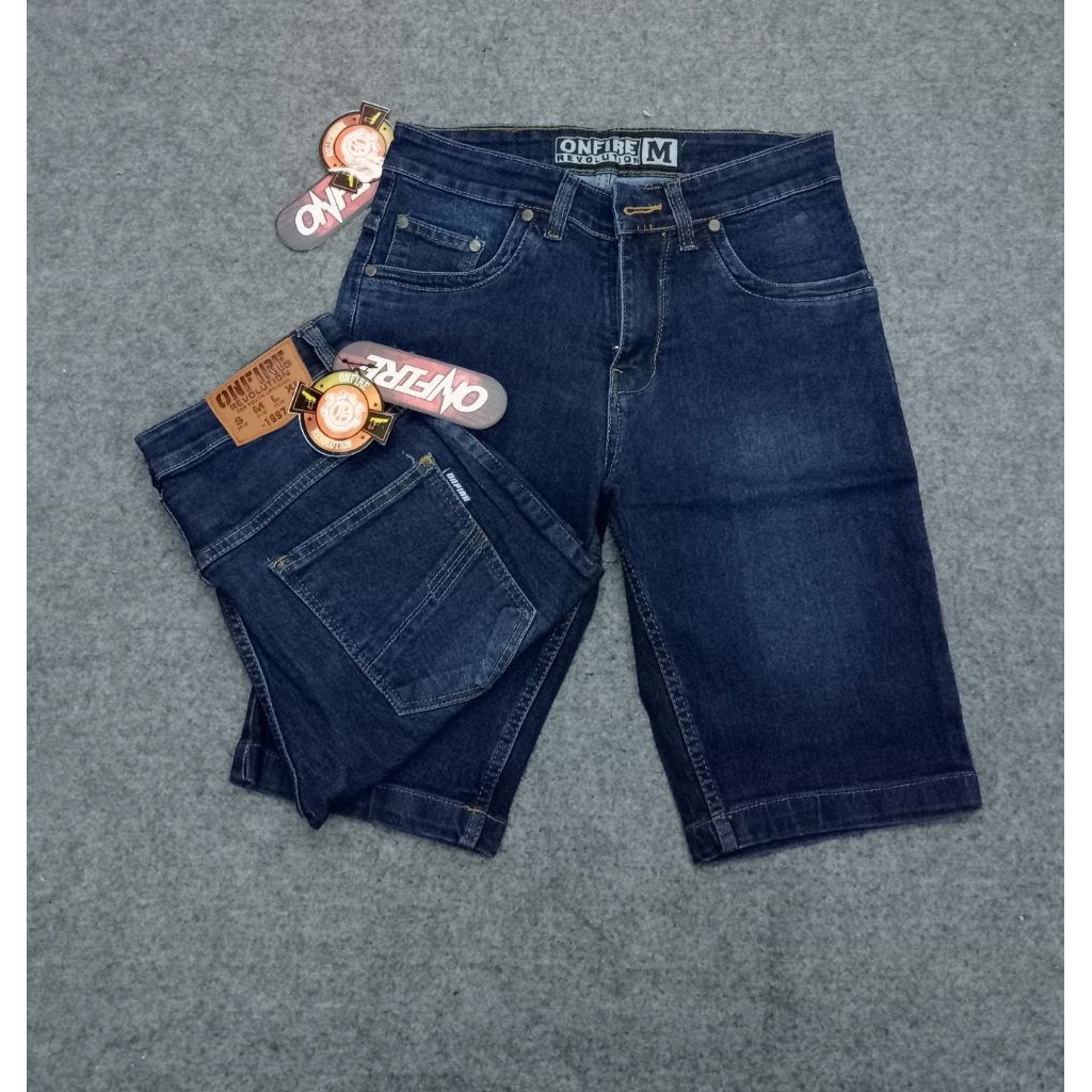 (02)ONFIRE SALE,,,CELANA JEANS PENDEK PRIA CELANA DISTRO ONFIRE ORIGINAL