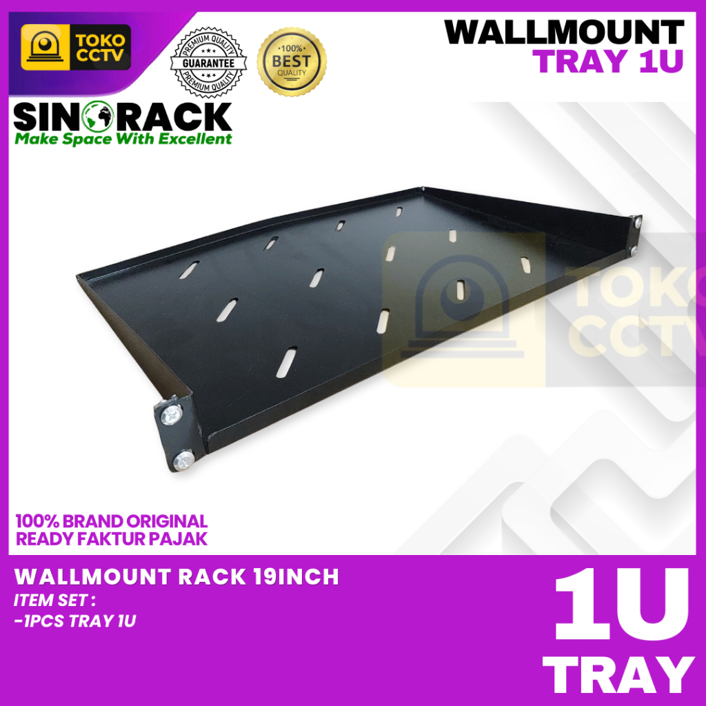 Tray Tatakan Rack Server 1U || Wallmount Rack Server