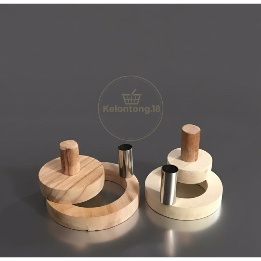 Cetakan donat kayu jati Belanda murah / cetakan donat kayu murah