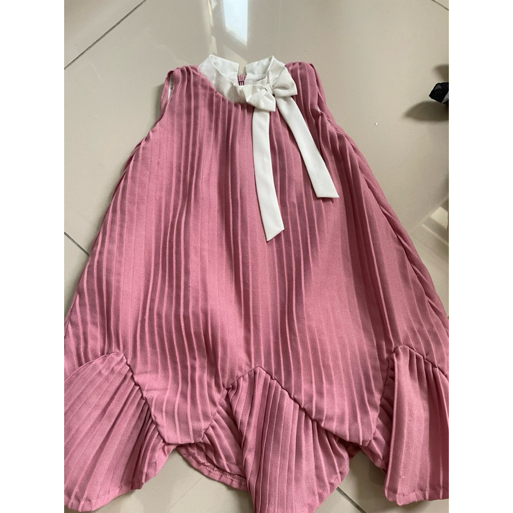 Preloved-Dress merk Poppuri anak perempuan 2-3 tahun