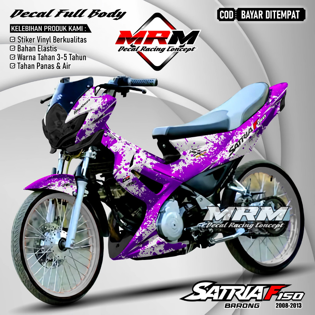 Decal Satria FU Barong Full Body - Stiker Satria FU Barong Full Body - Dekal Satria FU Barong Full B