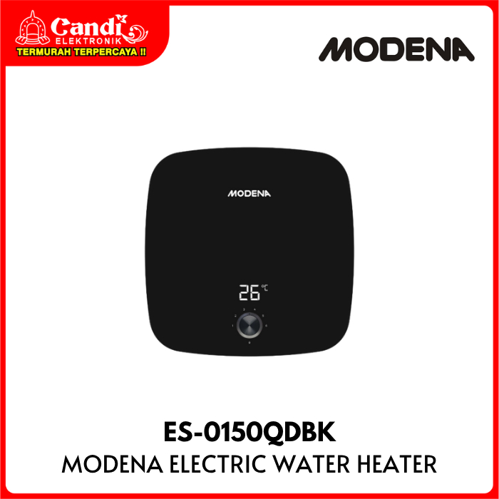 MODENA Water Heater Pemanas Air listrik 15 Liter ES-0150QDBK