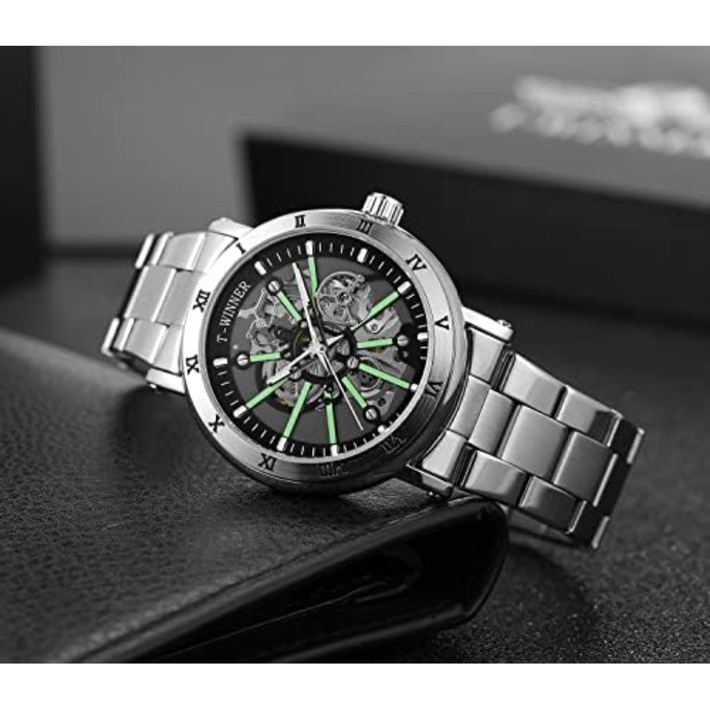 JAM TANGAN RANTAI PRIA OTOMATIS ORIGINAL