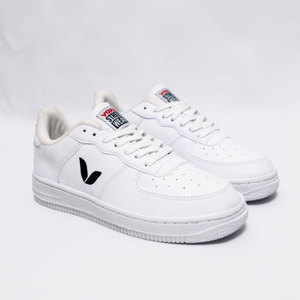 VOXA - SPUNKY FULL WHITE SEPATU SNEAKERS CASUAL PRIA WANITA