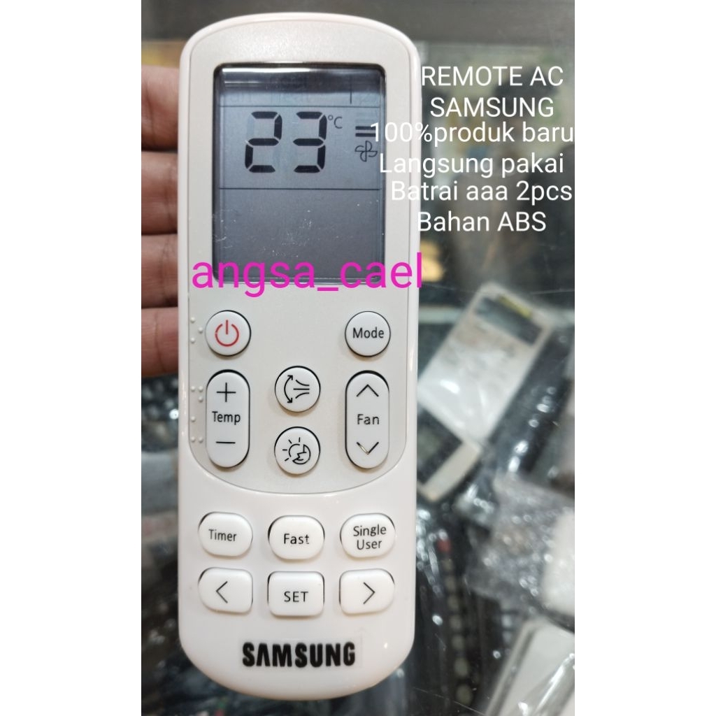 REMOTE REMOTE AC SAMSUNG Fast Cooling AR05KRFLAWKN AR07KRFLAWKN AR09KRFLAWKN