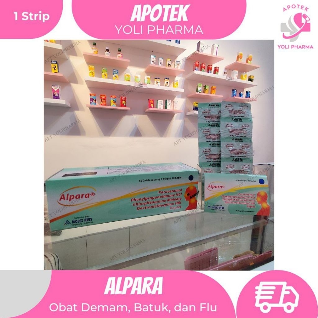 Alpara Kaplet Obat Batuk Pilek Demam Batuk Flu Demam Meriang Batuk Kering