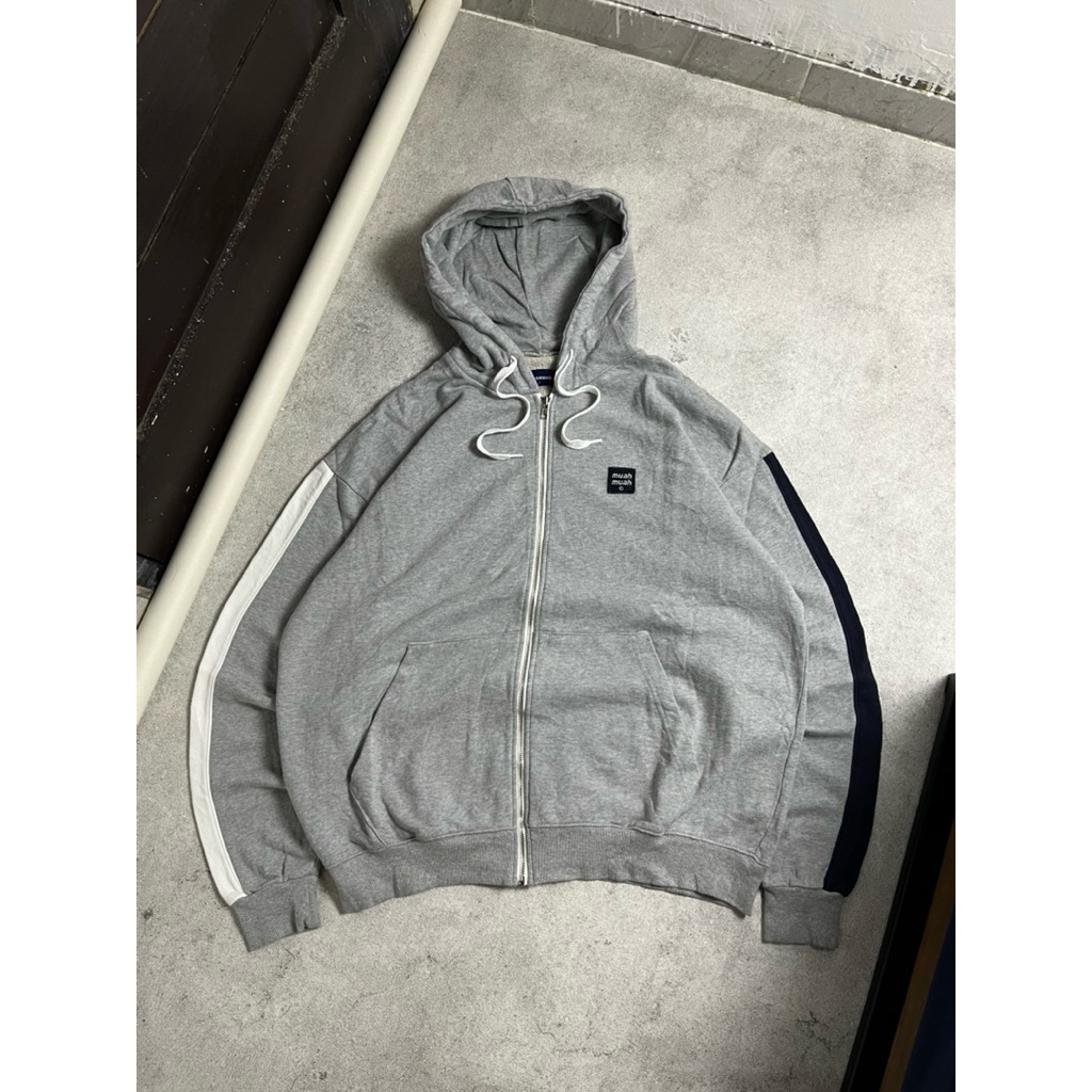 MUAH MUAH ZIPPER HOODIE JACKET