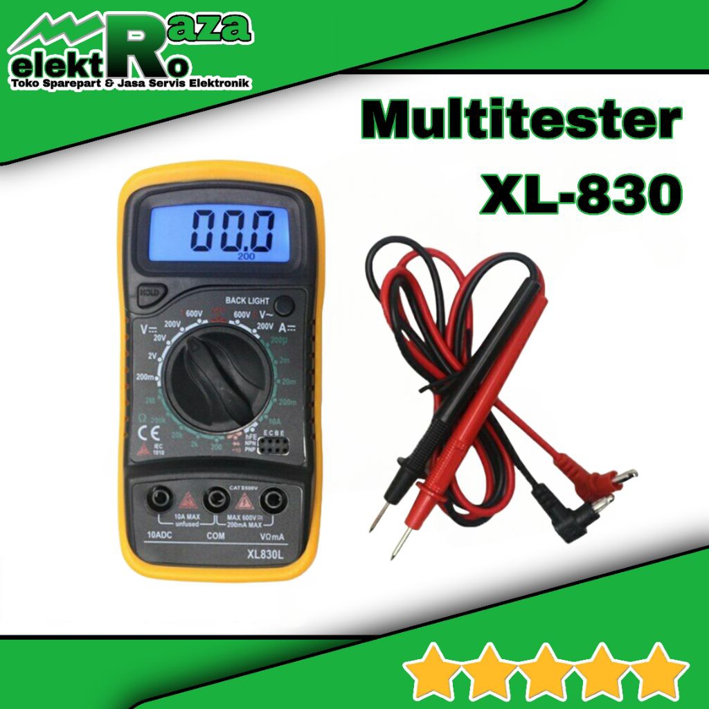 Digital Multimeter XL-830 Multitester Avometer XL830L XL830 L XL 830