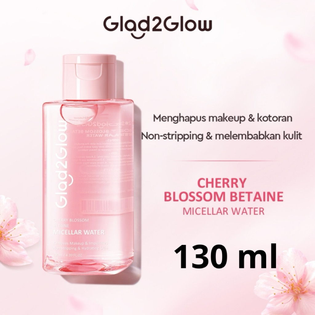 G2G Micellar Water Cherry Blossom – Brightening & Refreshing Cleanser 130 ml