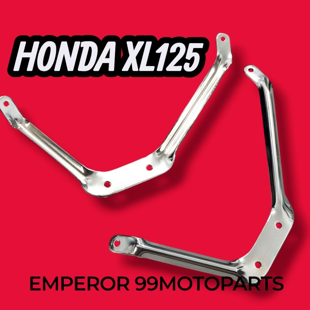 BRAKET TIANG SPAKBOR DEPAN HONDA XL125 XL125 IMPORT SEPASANG KIRI KANAN DETAIL ORIGINAL