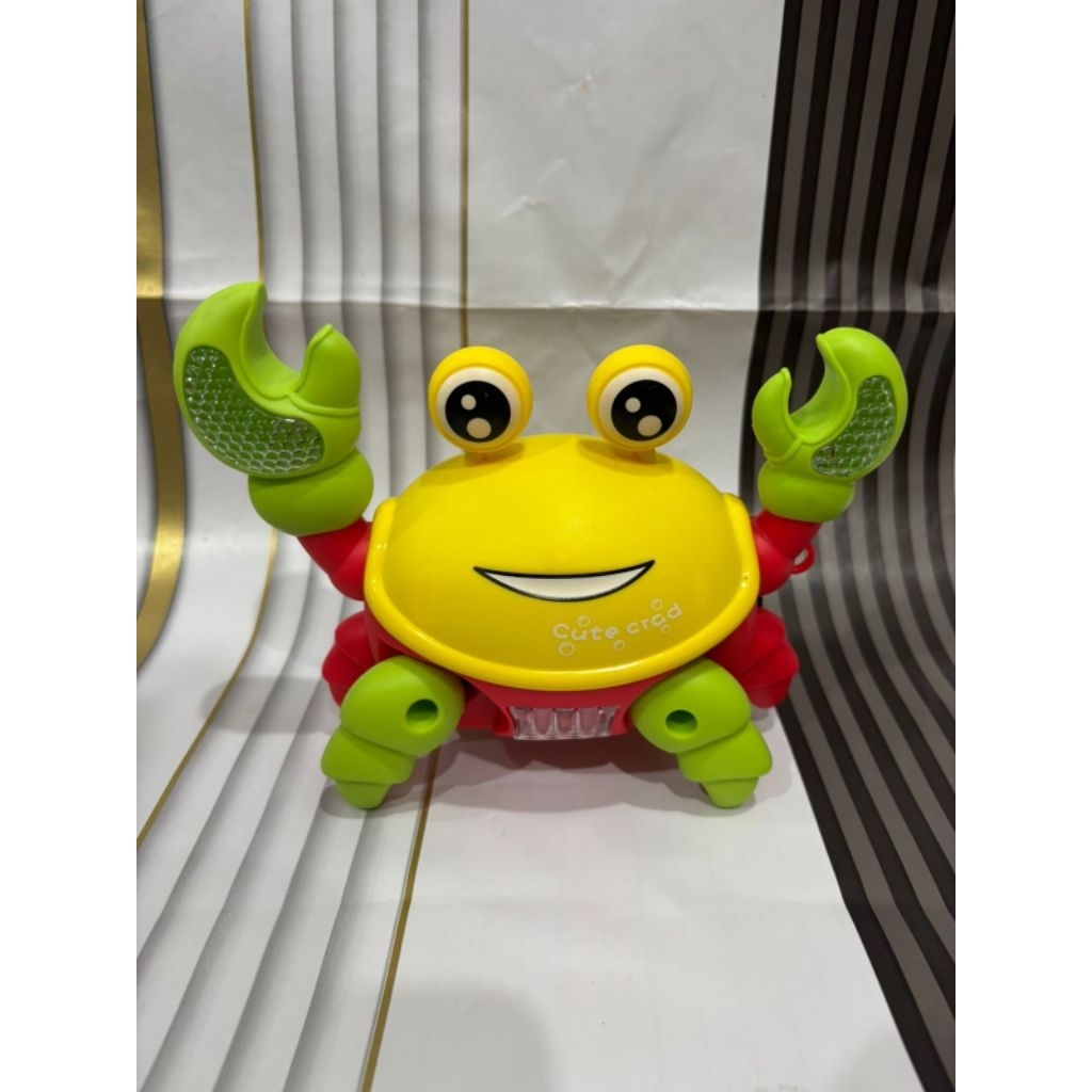 Mainan Kepiting Led dan Musik Anak/Kepiting Led/Kepiting Jalan