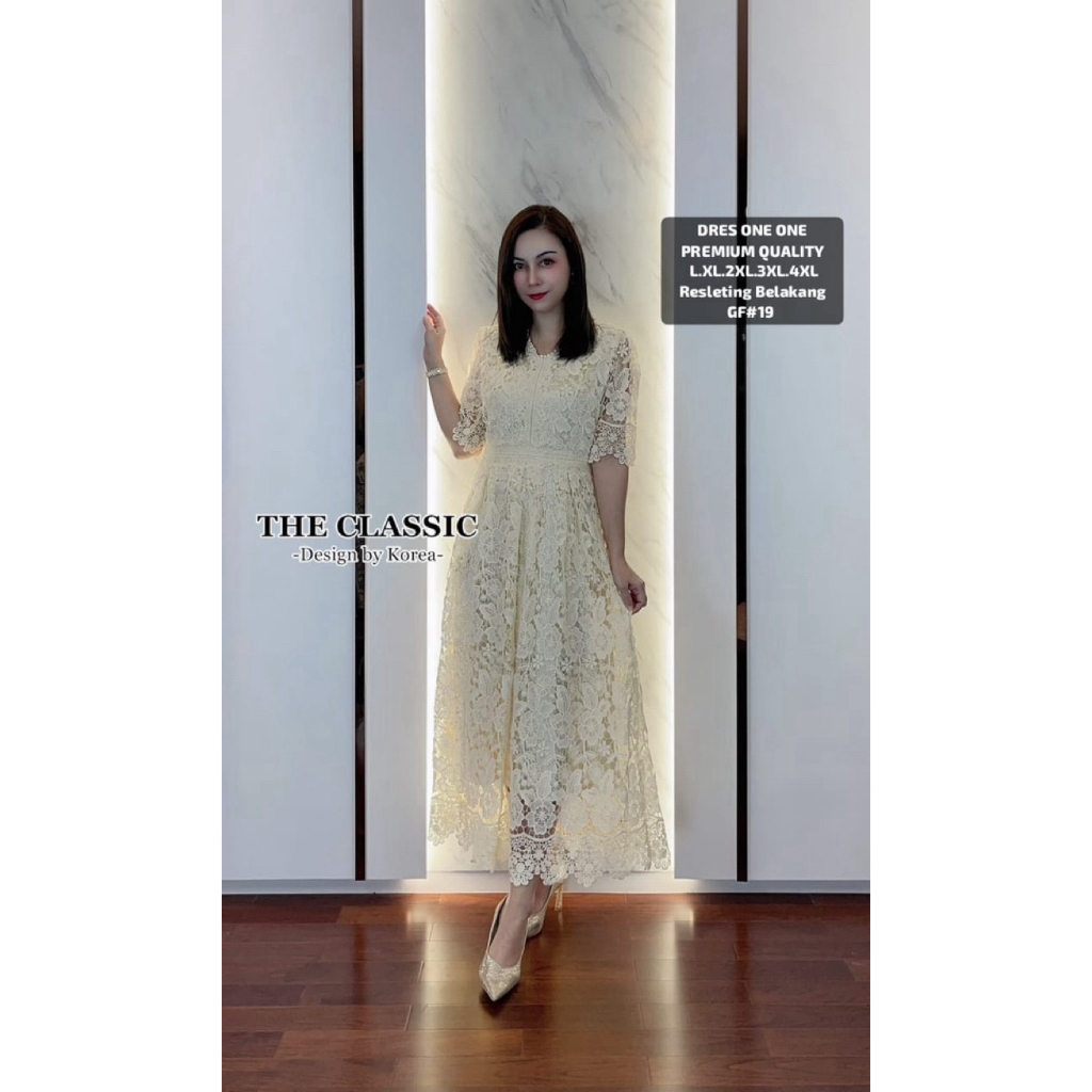 DRESS THE CLASSIC BROKAT PREMIUM IMPORT BANGKOK