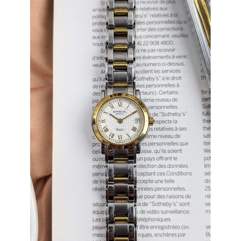 Jam Tangan Wanita Vintage Raymond Weil Saxo Twotone, Ladies Fashion Watch