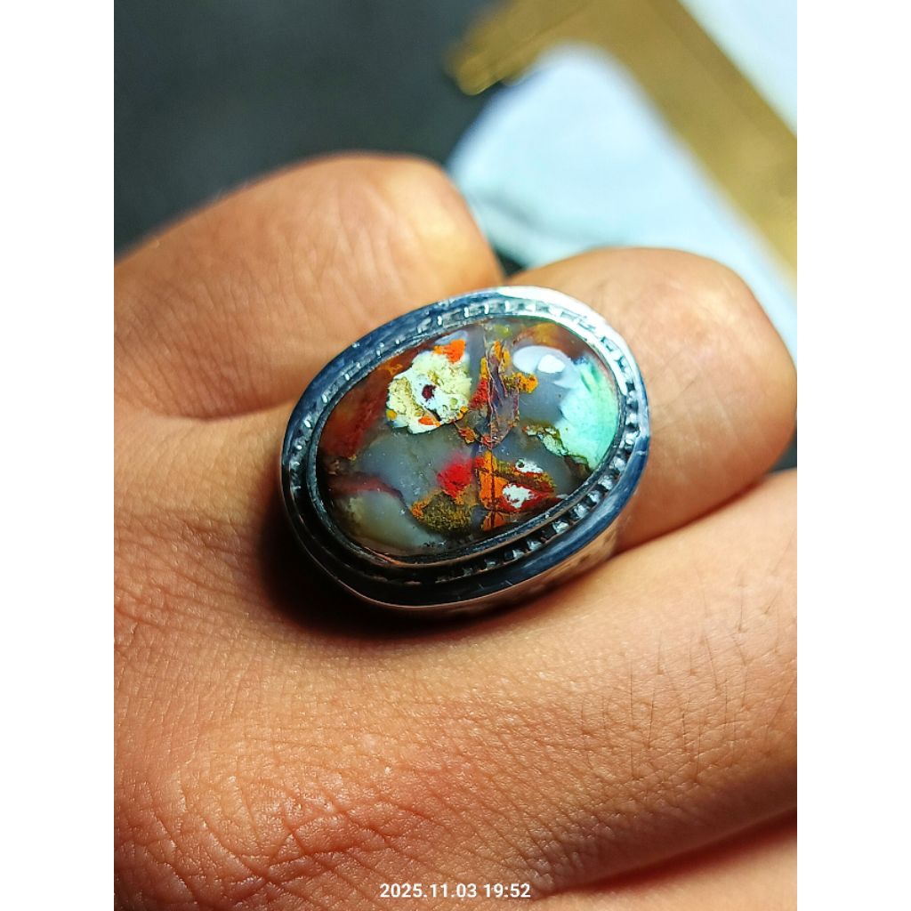 batu akik garut oren, merah cabe marsih