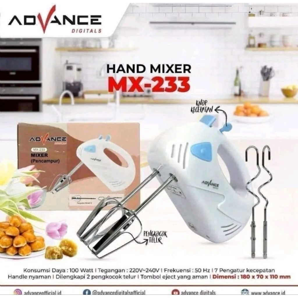 Mixer advance result MX 233hand mixer Advance MX-233