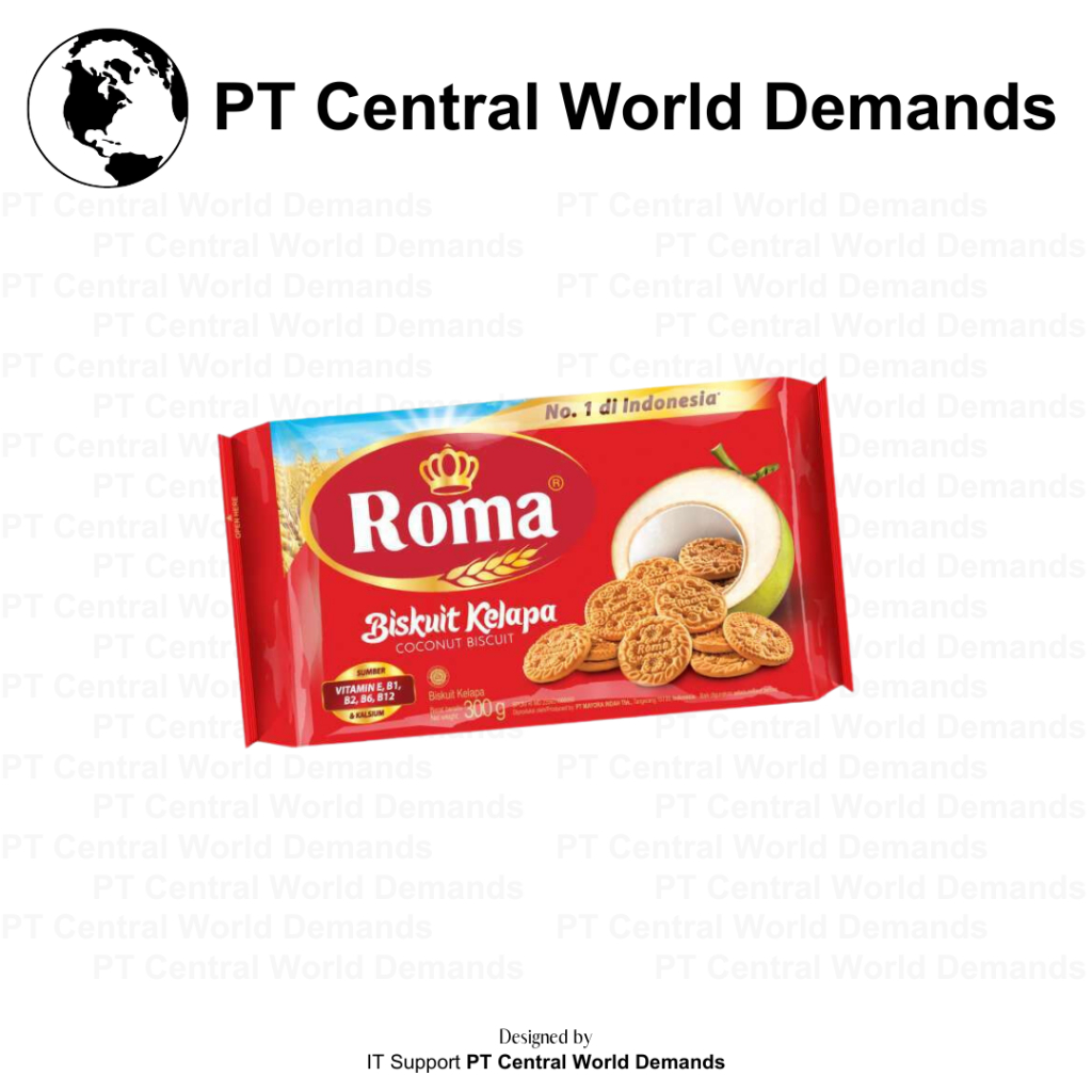 Biskuit Roma Kelapa Gurih 300g [Grosir]