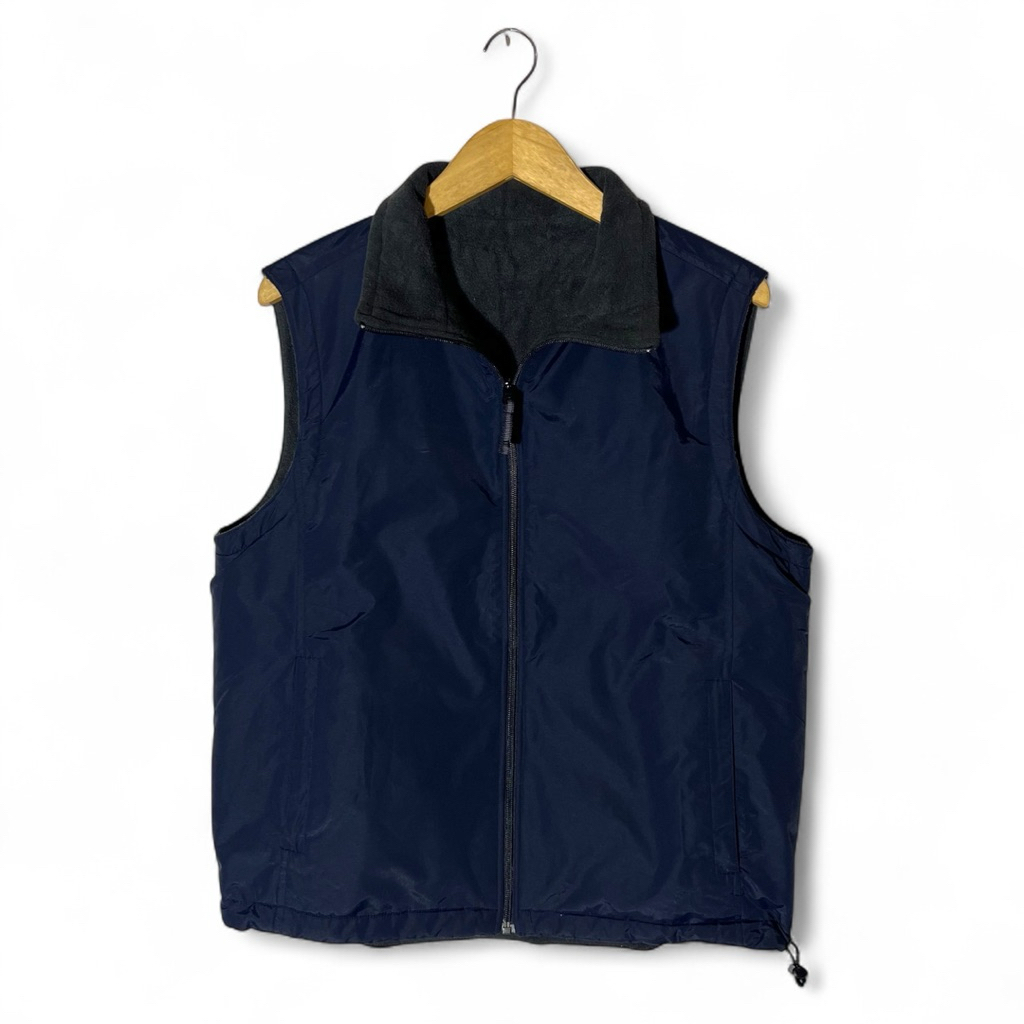 Uniqlo Vest Reversible Navy Outdoor Basic Original