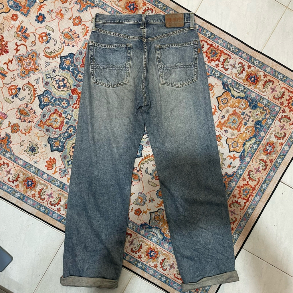 CEK DEKSRIPSI SEBELUM CO Celana Panjang Jeans Denim Pria Cowok Brand Wiwin Selvedge Reguler Fit Orig